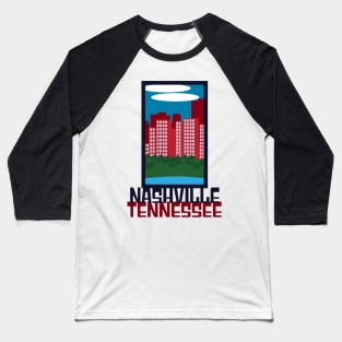 Nashville Skyline T-Shirt Baseball T-Shirt